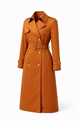 Бежевый плащ